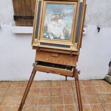 Vintage French folding field easel