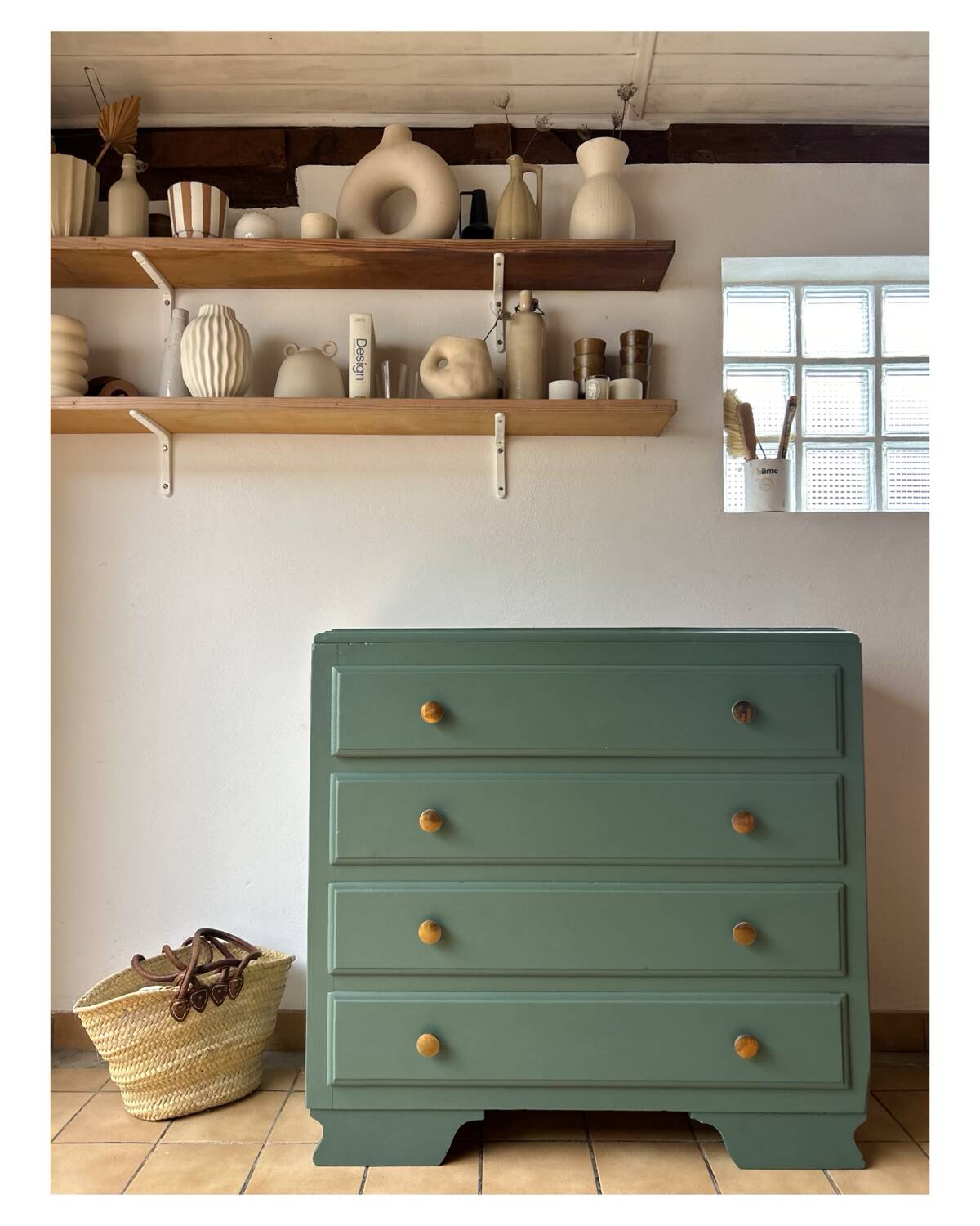 Renovated vintage chest of drawers