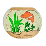 Two-game wooden vintage puzzle