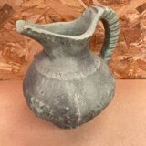 Antique marcelo jornet pitcher green terracotta vintage