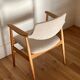Vintage Scandinavian oak armchair "Holm" - 1960s