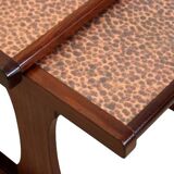 mid century  Copper nesting tables 'Birstall'