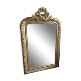 Louis philippe mirror with pediment, 84x53 cm