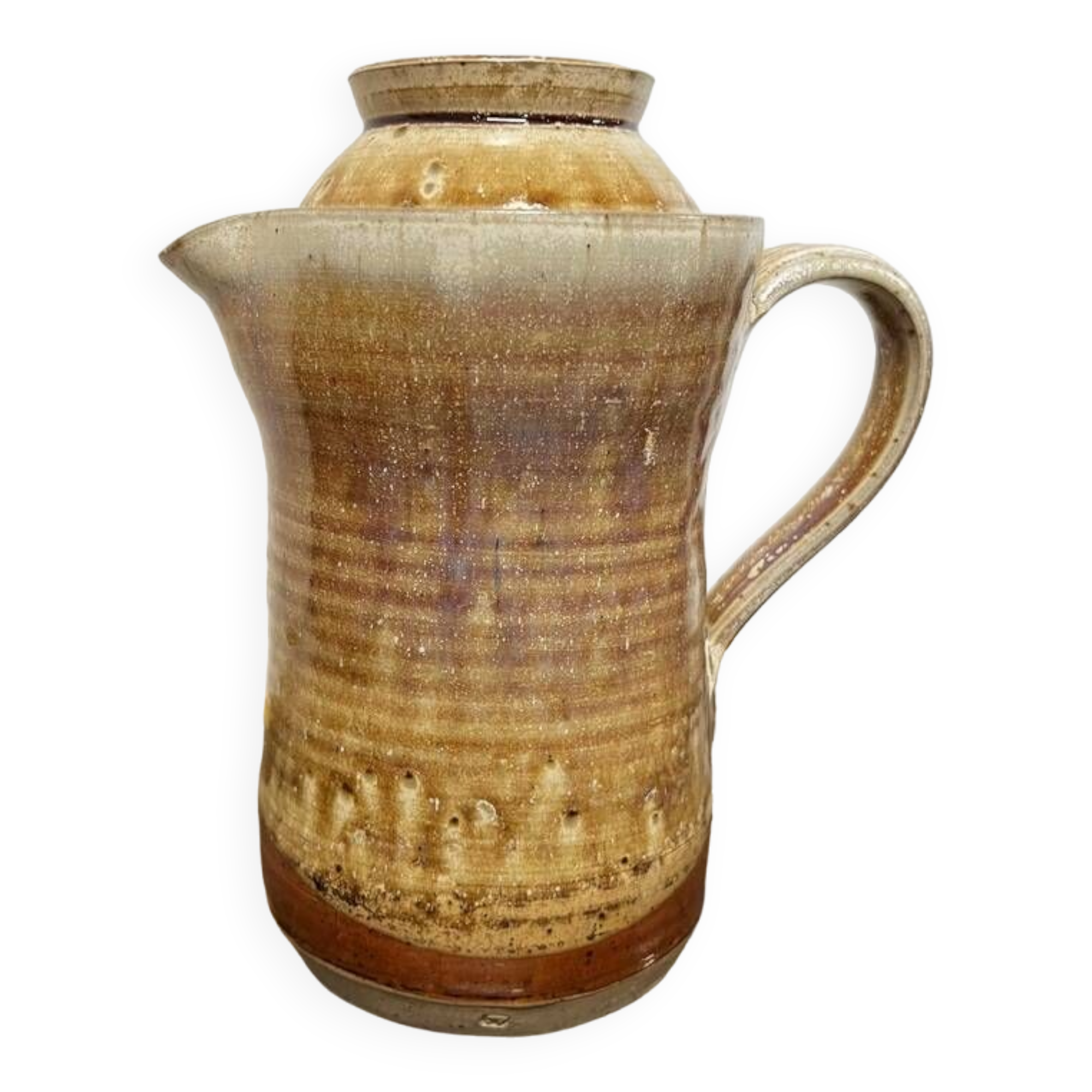 Original Brown stoneware teapot