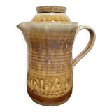 Théière originale en grès  Marron
