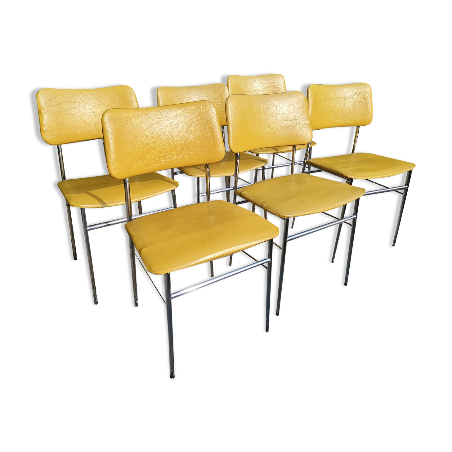 Series of six vintage chairs Soudexvinyl