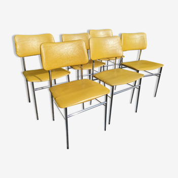 Series of six vintage chairs Soudexvinyl