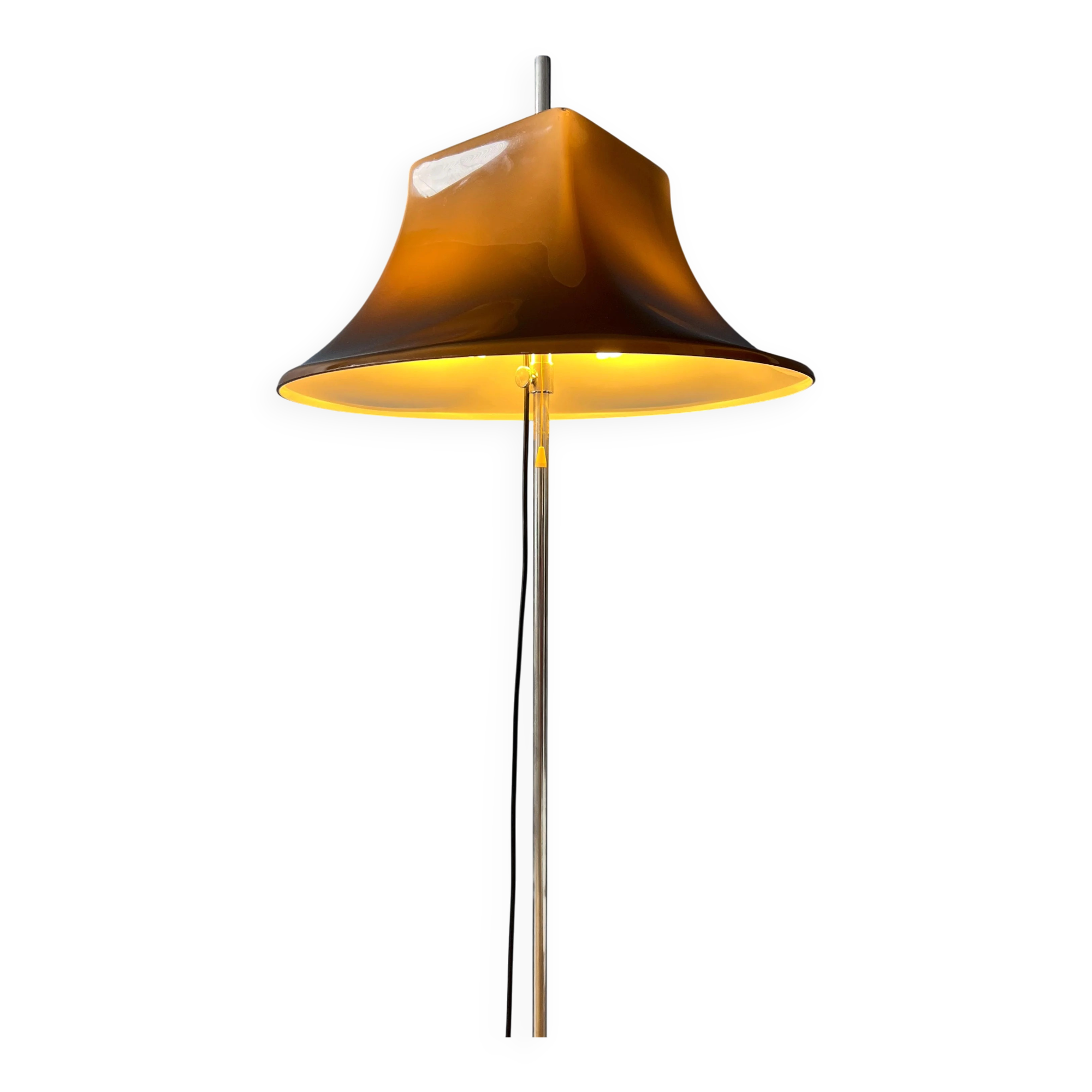 Lampadaire Space Age Mid-Century « Witch Hat » par Willem Hagoort