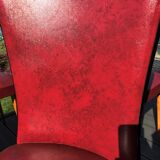 Six chairs feet spindles 1950