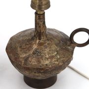 Paire de lampes en métal de Max Bré, années 50