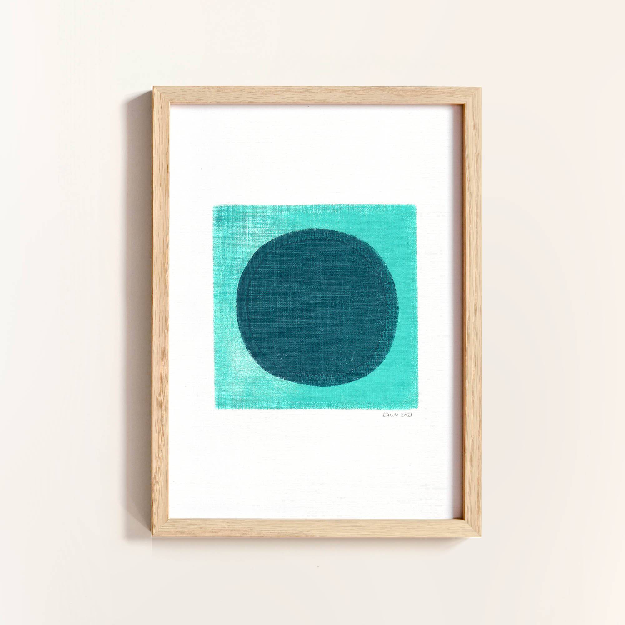 Duo de peintures abstraites - M300 et H246 - signées eEawy