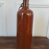 Bouteille en grès émaillé