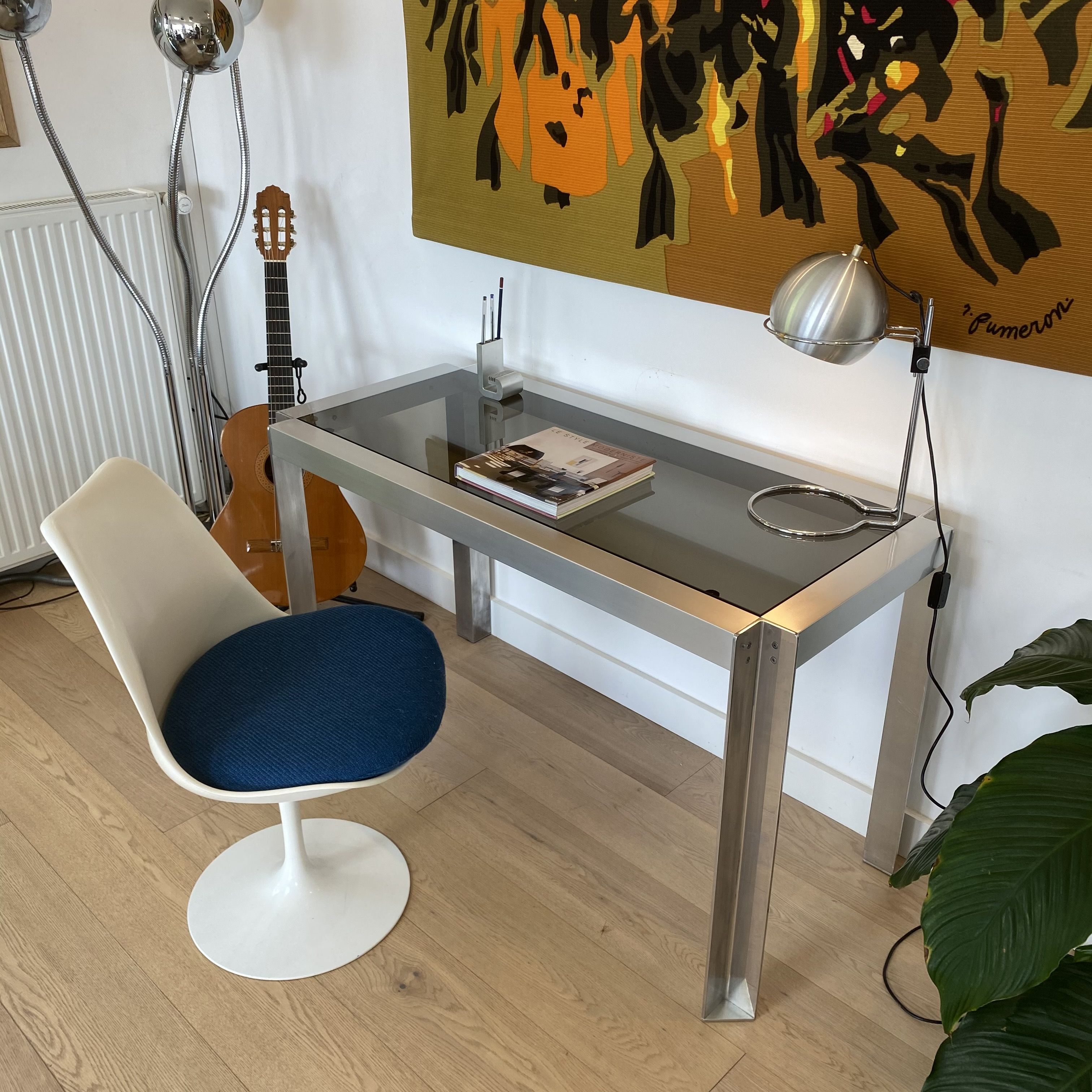 Georges Frydman's aluminium desk for E.F.A. 1960