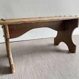 Small wooden bench
