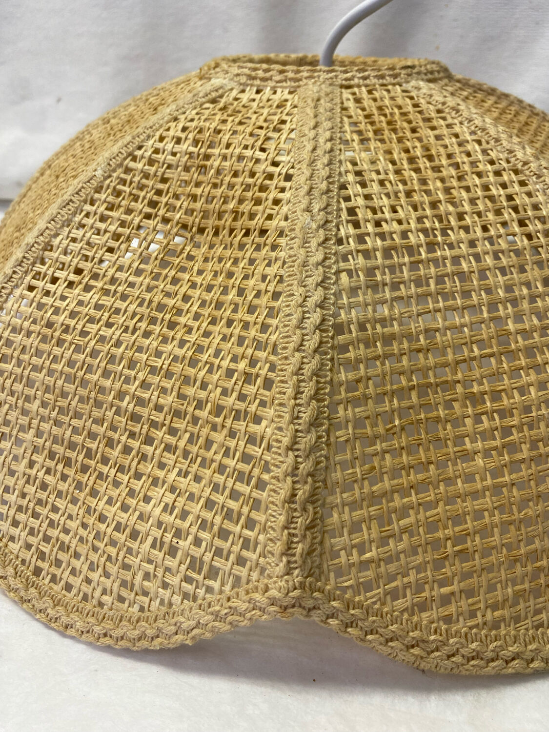 Vintage rattan pendant lamp