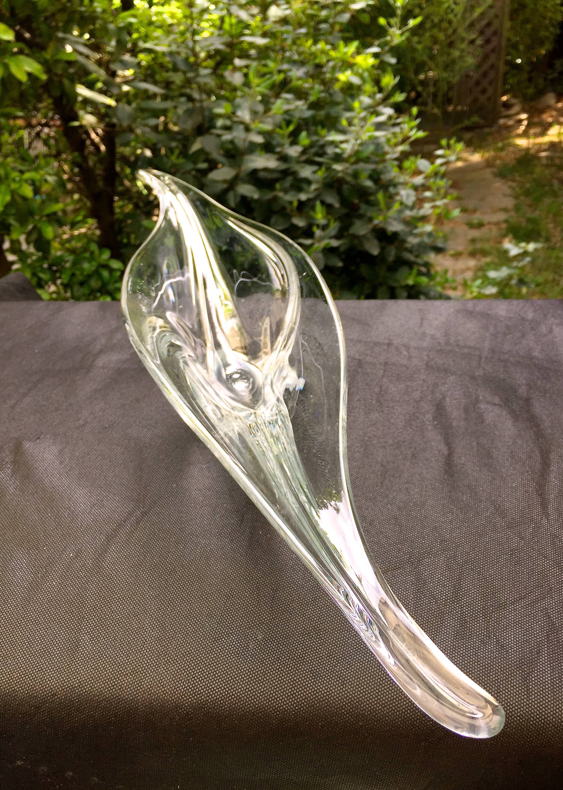 Long crystal fruit cup 1950 for thread or center table