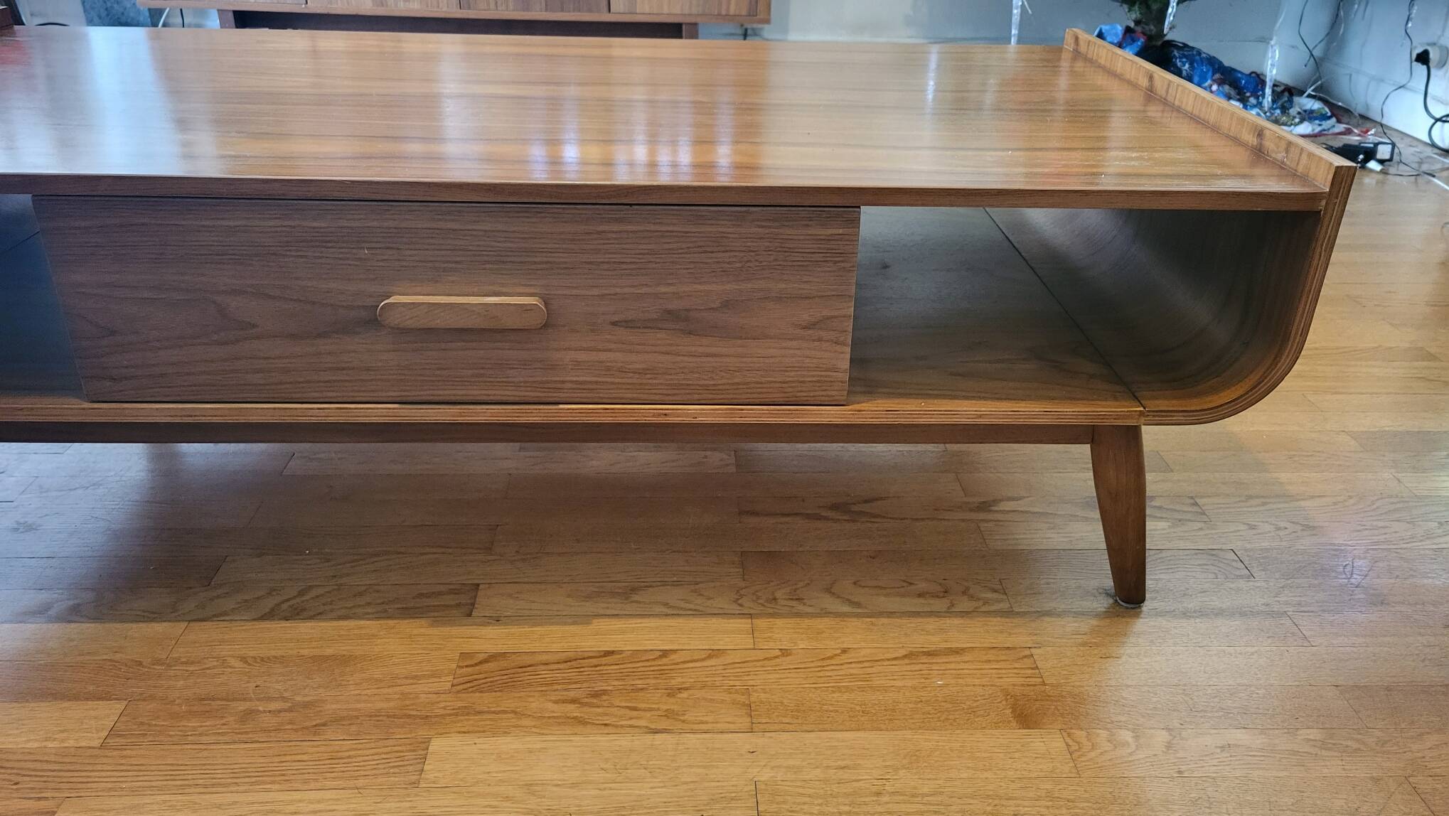 Miliboo walnut coffee table