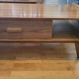 Miliboo walnut coffee table