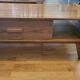 Table basse miliboo en noyer