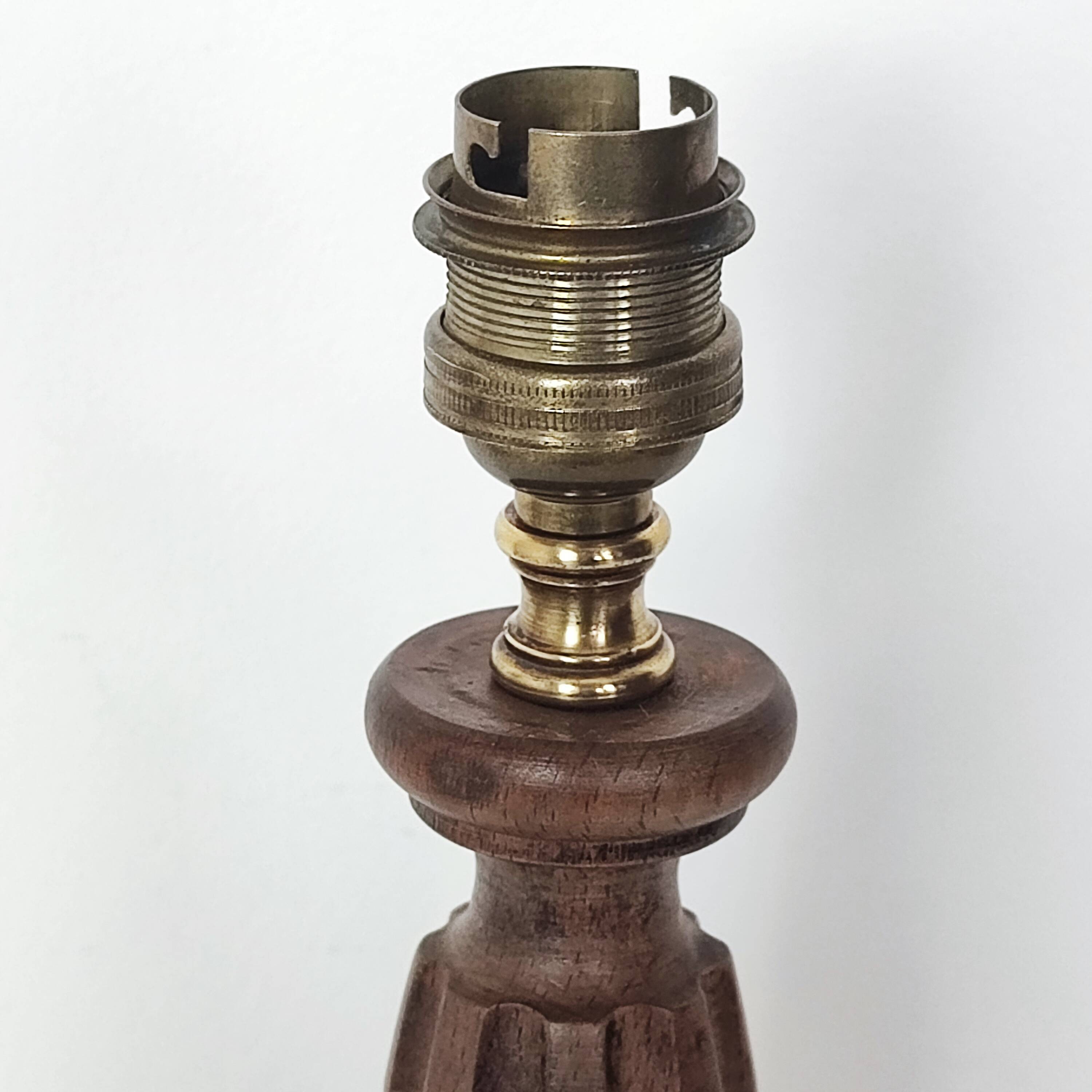 Vintage wooden lamp