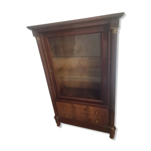 Vitrine style empire - acajou