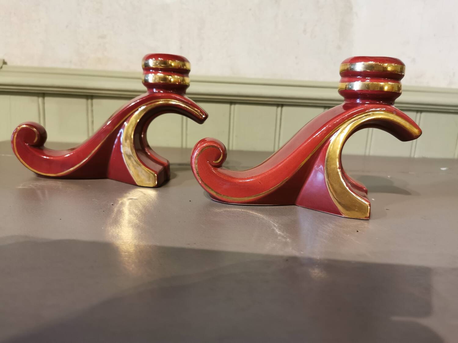 Pair of vintage candlesticks