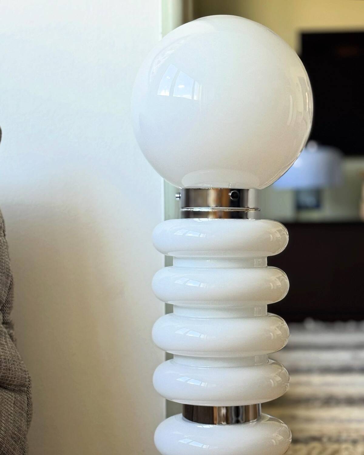 Large mid-century light fixture JSB