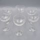 6 Vintage-Style Crystal Champagne Coupes, 1960s Style