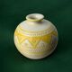 Vase en céramique jaune par Aldo Londi pour Bitossi, Italie, 1960