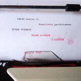 Adler junior typewriter 12