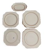 Jean BOYER Limoges FRANCE partie de service table porcelaine blanche