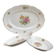 Plats de service ovales Digoin Sarreguemines charme d’antan