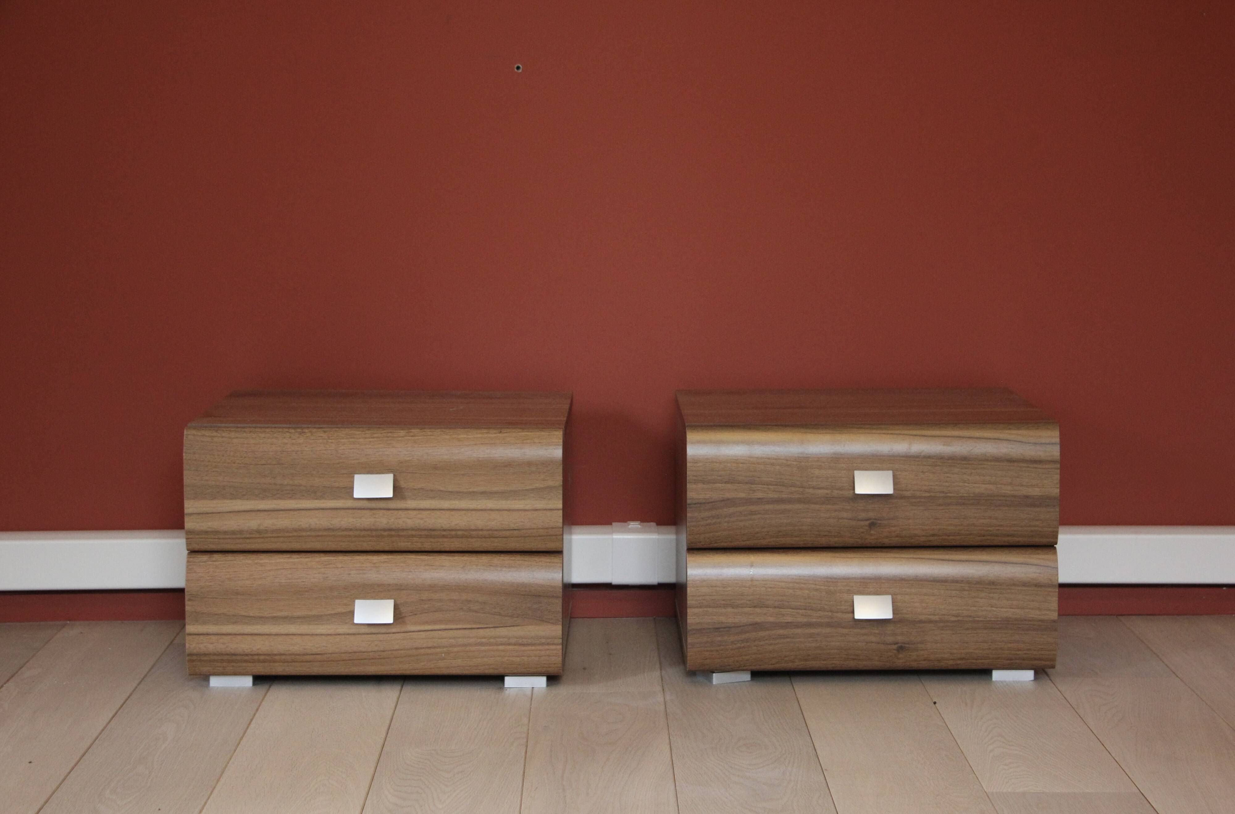 Pair of modern bedside tables