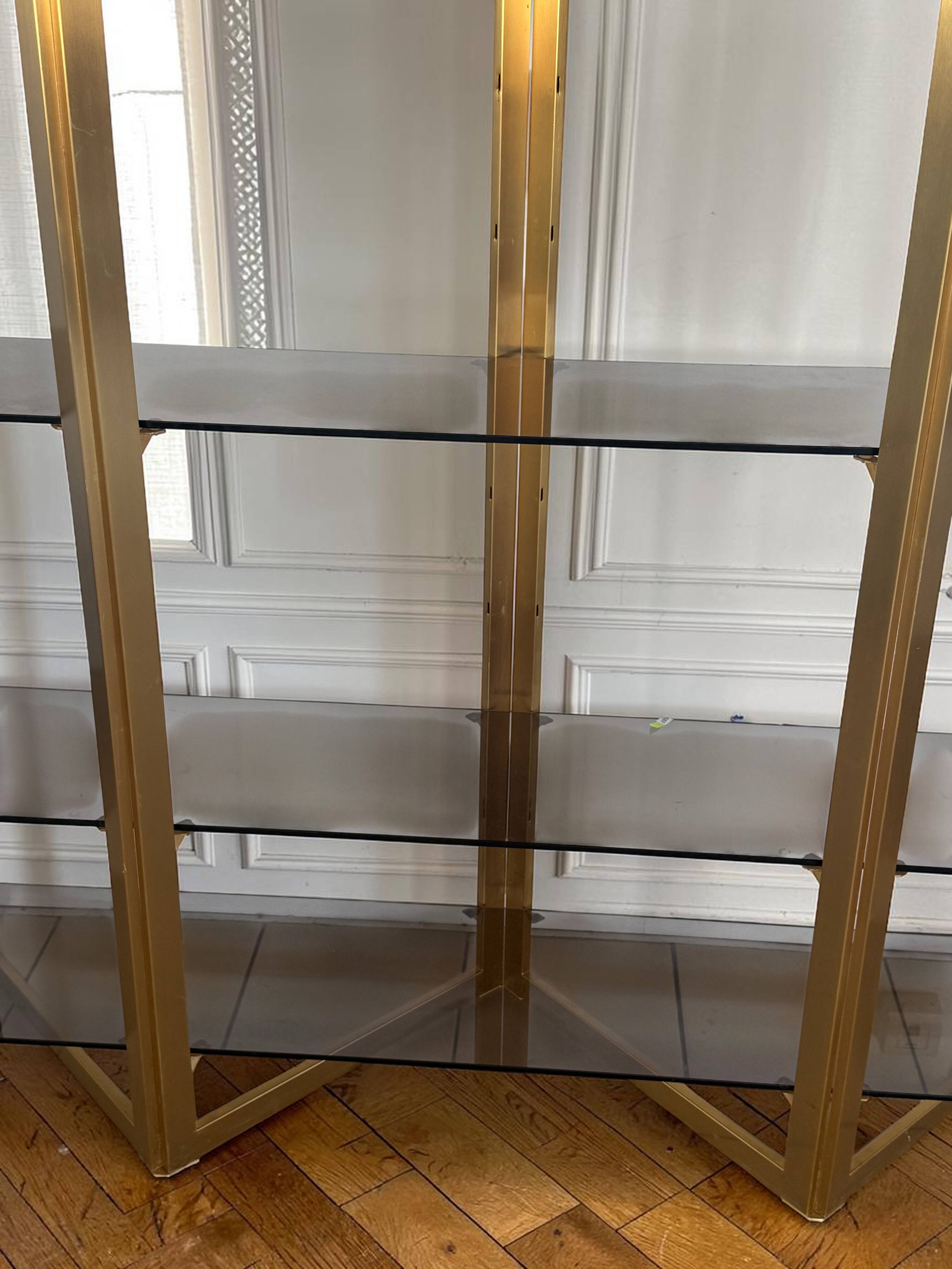 1970s "ARTELANO" SHELF FOR ROCHE BOBOIS IN THE FORM OF A SCREEN