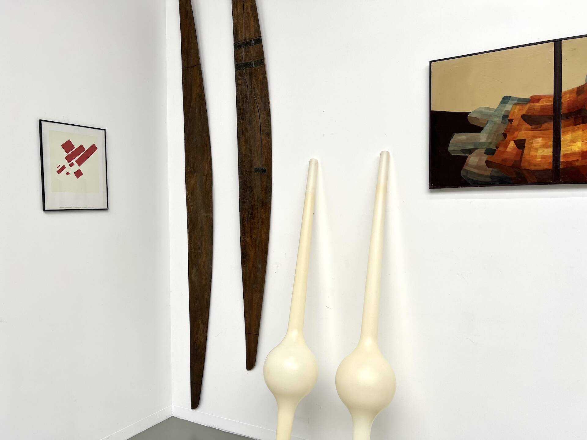 Pair of Michael Young Sticklight Lamps