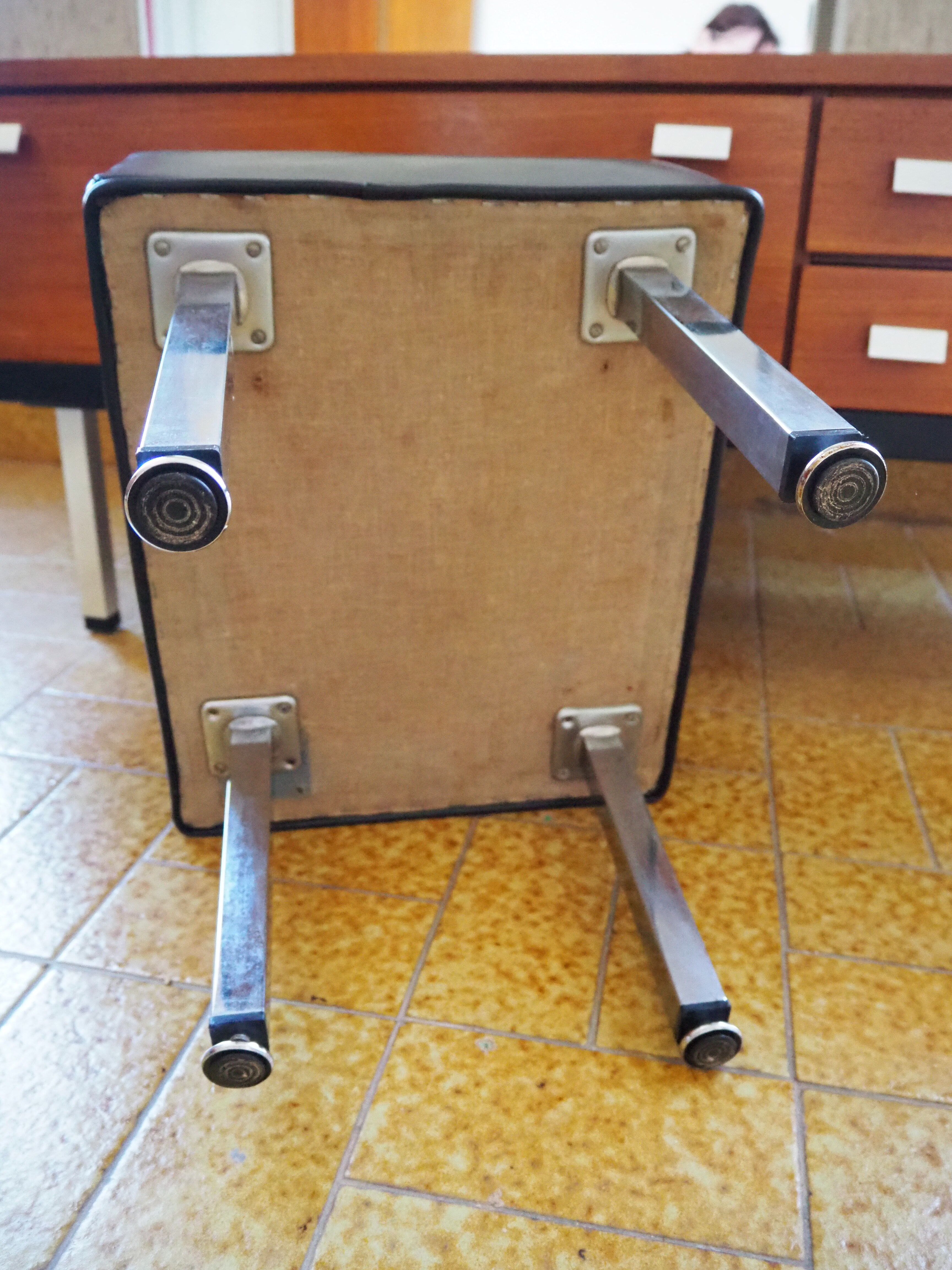 Hairdresser from the 1960s and stool