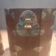 Paire de tabouret coffre octogonal d'extreme orient