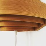 Wooden wall lamp