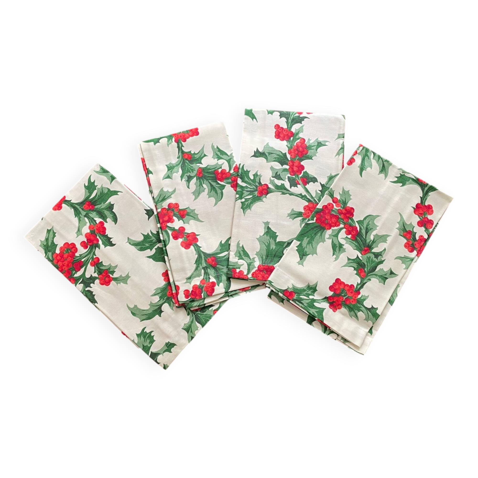 4 new Zina Vasi square cotton napkins