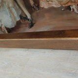 Large farmhouse or monastery table in solid oak.