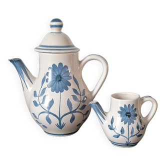 Teapot and milk jug