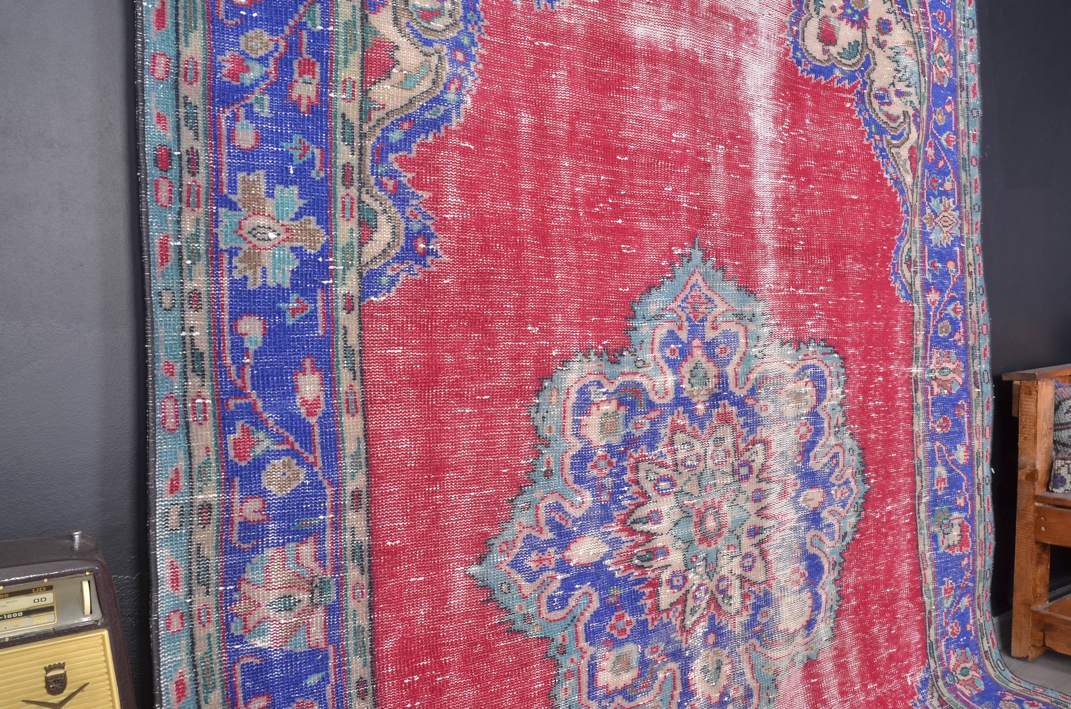 Multicolour Geometric Oushak Wool Carpet sku c69