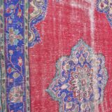 Multicolour Geometric Oushak Wool Carpet sku c69