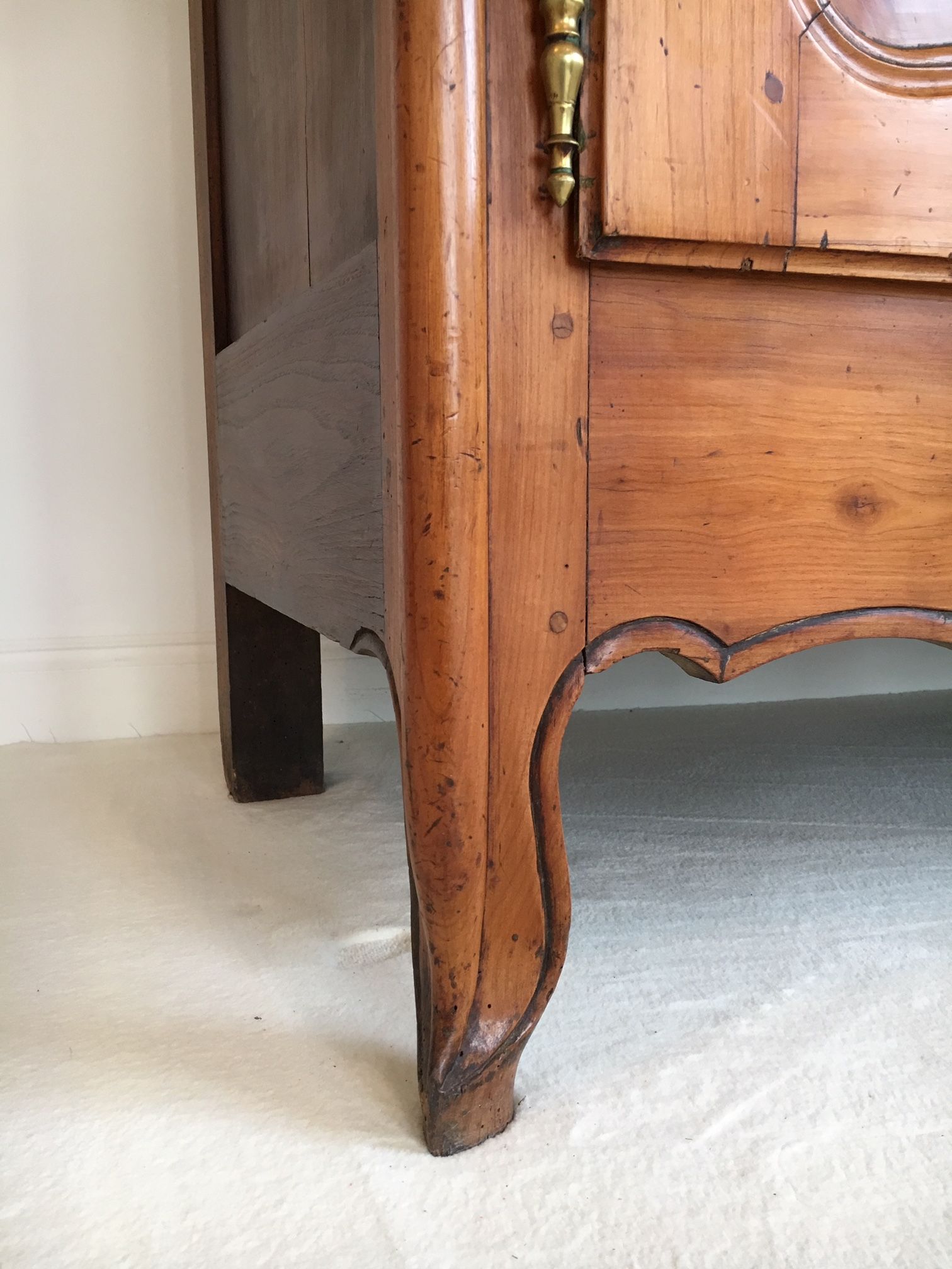 Mid-19th century cabinet of ferns in cherry and chestnut