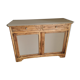 old Parisian sideboard in restored walnut