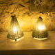 Pair of design glass lamps by Éric Debras