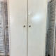 Vintage industrial style metal cabinet