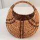 Old banana basket with wicker two colors