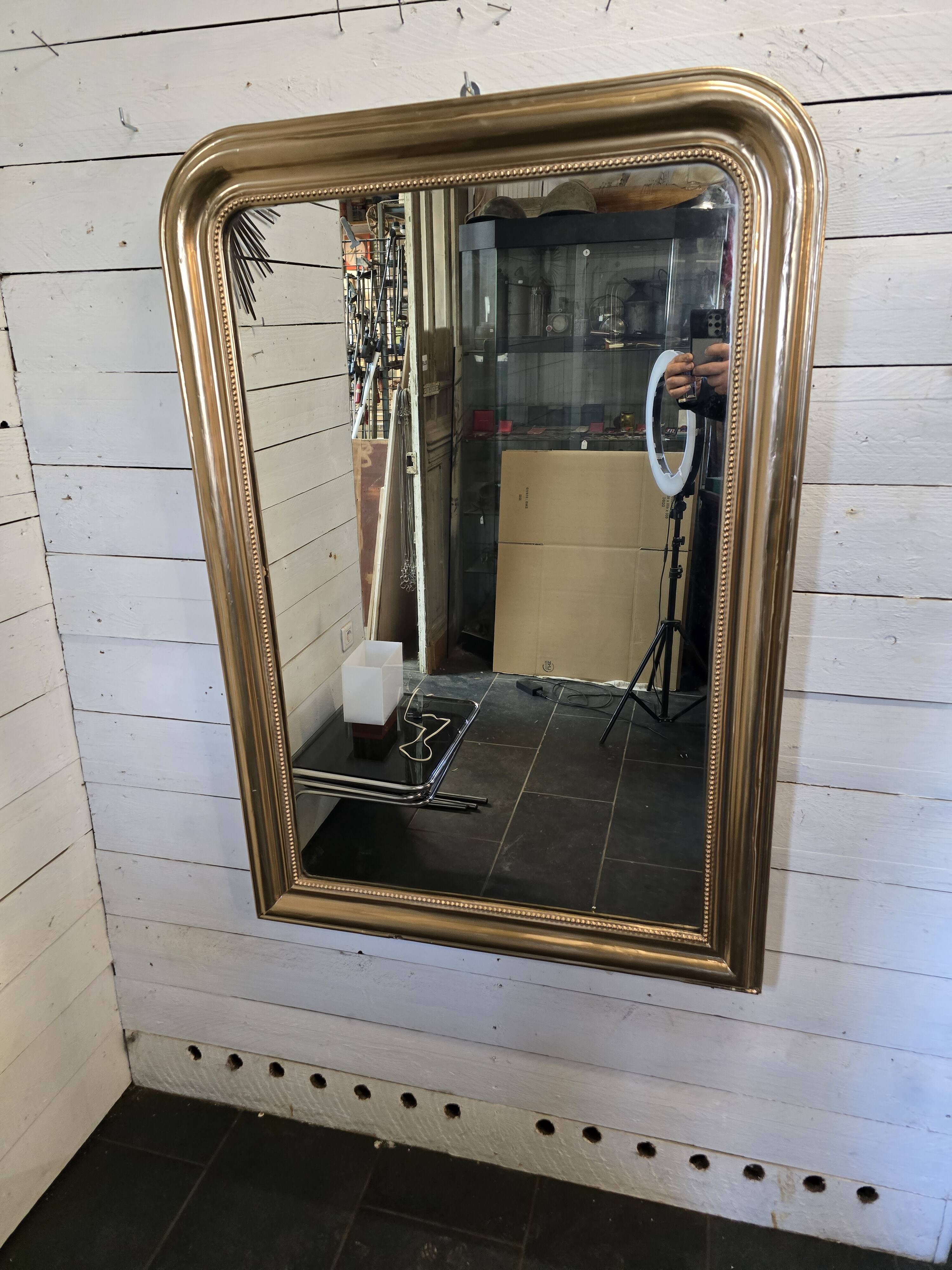 Louis Philippe style gilded mirror