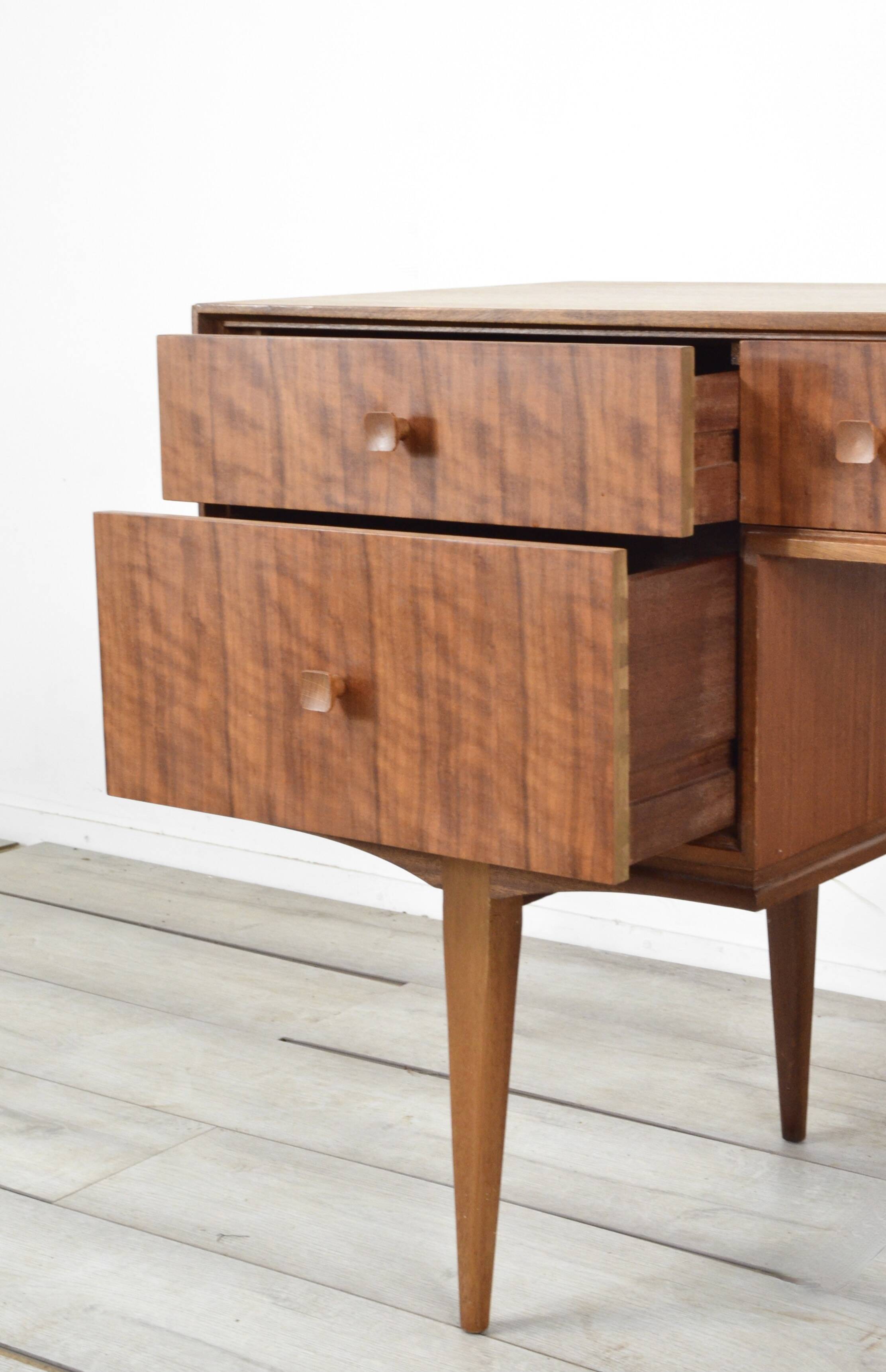 Midcentury McIntosh teak desk / dressing table